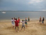Turnier pilki siatkowej oraz knajpa zamykajaca semester letni 2008 - Turawa, czerwiec 2008