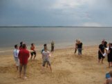 Turnier pilki siatkowej oraz knajpa zamykajaca semester letni 2008 - Turawa, czerwiec 2008